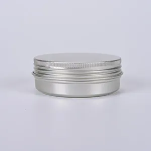 5ml 10ml 20ml 30ml 50ml 60ml 80ml 100ml 150ml 200ml Round Aluminum Cosmetic Tin Container <strong>Metal</strong> Aluminum Jar - Product Image 4