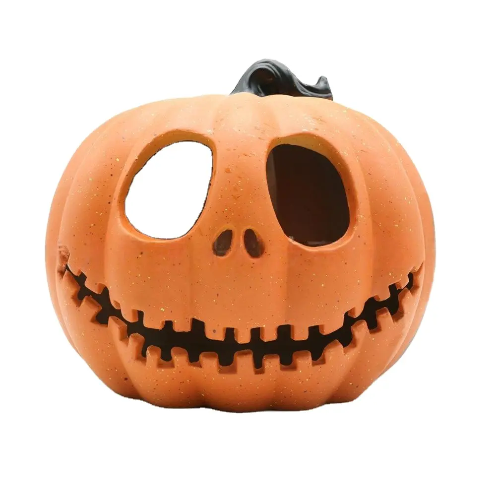 Decorações de Halloween 2023 luzes de corda suspensas ao ar livre luzes de abóbora LED Lanterna Jack-O laranja à prova d'água com bateria LED