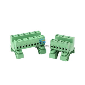 2EDG-<span class=keywords><strong>UKR</strong></span>-5.08 Bornier sans soudure monté sur rail DIN avec clips de 35mm et carte d'amarrage Série <span class=keywords><strong>UKR</strong></span> pour connexion PCB 2 3P - Product Image 1