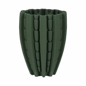 Vaso in porcellana scolpita con design testurizzato per soggiorno e decorazioni per la casa - Product Image 1