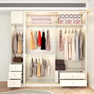 Muebles de Dormitorio Modernos Personalizados, Armario de Madera con Espejo, Vestidor, Organización de Almacenamiento, Villa Ecológica - Product Image 3