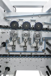 Jy-1650 Double Piece Folding Gluing Cartooning <strong>Machines</strong> Automatic Cardboard Folder Gluer <strong>Machine</strong> - Product Image 2