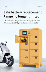 Station de recharge commerciale Daoyu pour batteries – Armoire de charge rapide QC3.0 pour batteries de rechange de vélos électriques et scooters à 2/3 roues - Product Image 6