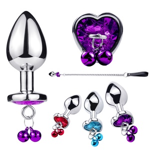 A forma di cuore in metallo innesto anale Plug gioiello per adulti giocattoli sessuali donna uomo <span class=keywords><strong>coppia</strong></span> - Product Image 5