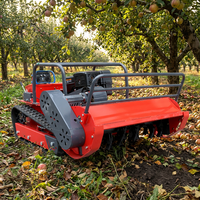 Tondeuse autoportée électrique 800 mm à démarrage électrique, télécommandée, pour terrains en pente et l'entretien des vergers - Disponible immédiatement