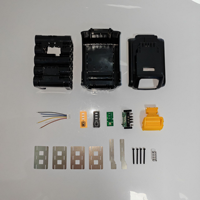 Boîtier de batterie de remplacement et carte BMS pour outils DEW DWT 20V DCB209 9.0AH 15 cellules 18650, boîtier en plastique et kit complet BMS