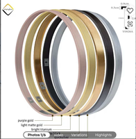 Décoration Murale Circulaire Minimaliste de Style Nordique en Aluminium pour Chambre et Hall d'Entrée – Tailles Variées (30, 40, 50, 60, 70, 80, 90, 100, 110, 120 cm)