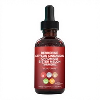 Gouttes liquides de berbérine en gros avec supplément de cannelle de Ceylan, berbérine liposomale, supplément de soutien immunitaire