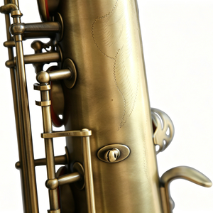 Saxofón Barítono de Bronce Antiguo de Alta Calidad Tide Music - Product Image 4