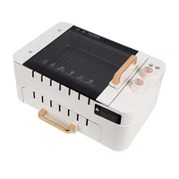 Barbecue Pot Ménage Automatique Rotatif Multi-fonction Intérieur Électrique Grill Lumière Fumée Barbecue Brochette Machine