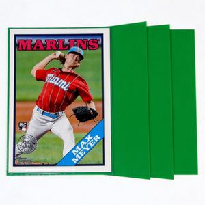 FX Custom PP Trading <b>Card</b> Protectors 3 in Green Matte No Closure for <b>Card</b> <b>Storage</b> - Product Image 3