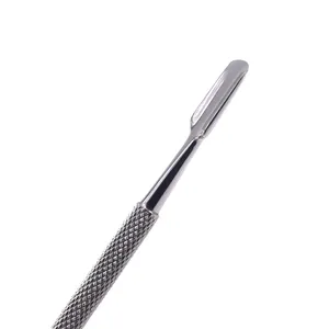 Dubbele Hoofd Groothandel Nail Pusher Manicure Tool Rvs Cuticle Pusher