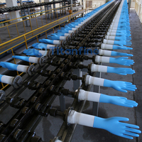 Gants d'examen jetables certifiés CE, en nitrile bleu noir sans poudre, 5g, 1000 pièces par boîte, pour clinique dentaire et médicale