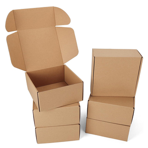 Y709 gros <span class=keywords><strong>carton</strong></span> robuste 8x8x4 pouces cadeau boîtes d'expédition onglet serrure Tuck Top petite boîte à <span class=keywords><strong>colis</strong></span> <span class=keywords><strong>pour</strong></span> l'emballage présent envoi - Product Image 1