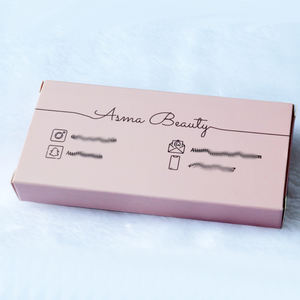 Caja de papel de embalaje de contacto con caja de pestañas CMYK blanca de alta calidad personalizada de fábrica con ventana de Pvc - Product Image 4