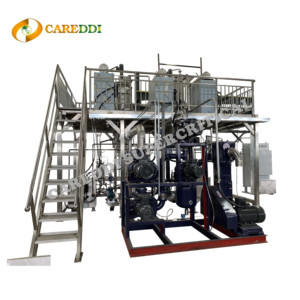 CSS-2-3 Acero inoxidable dos etapas 3m2 de alimentación y de camino corto máquina de destilación de aceite de <span class=keywords><strong>CBD</strong></span> de destilación - Product Image 2