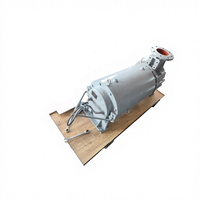 Pompe à vis hélicoïdale submersible auto-refroidissante Allslorm QMSR à haute efficacité et basse pression, avec roue en acier inoxydable 304 pour eaux usées
