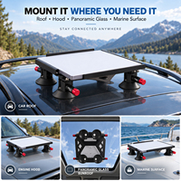 Support de fixation à ventouse en alliage d'aluminium OEM Starlink Mini portable pour toits ouvrants ou fenêtres de voiture, camping-car, yacht