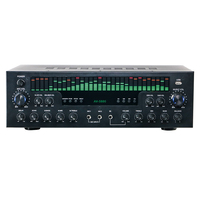 AV-5800 PRO Yüksek Güçlü 7.1 Kanal Amfi Ev Sinema Sistemi Karaoke Bas