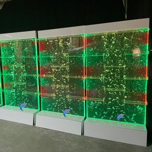 Divisor de ambientes de acrílico con luz LED para decoración de hoteles, restaurantes y banquetes en el hogar, pared de burbujas de agua - Product Image 6