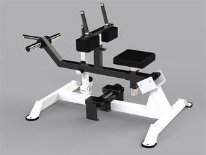 Équipement de fitness direct usine pour l'entraînement des gastrocnèmiens et des <span class=keywords><strong>soleus</strong></span> des mollets – RELOADED SEATED CALF RAISE - Product Image 4