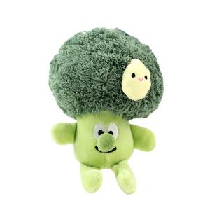 Poupées en peluche de légumes super douces sur mesure avec doublure en maille Jouet en peluche de brocoli - Product Image 1