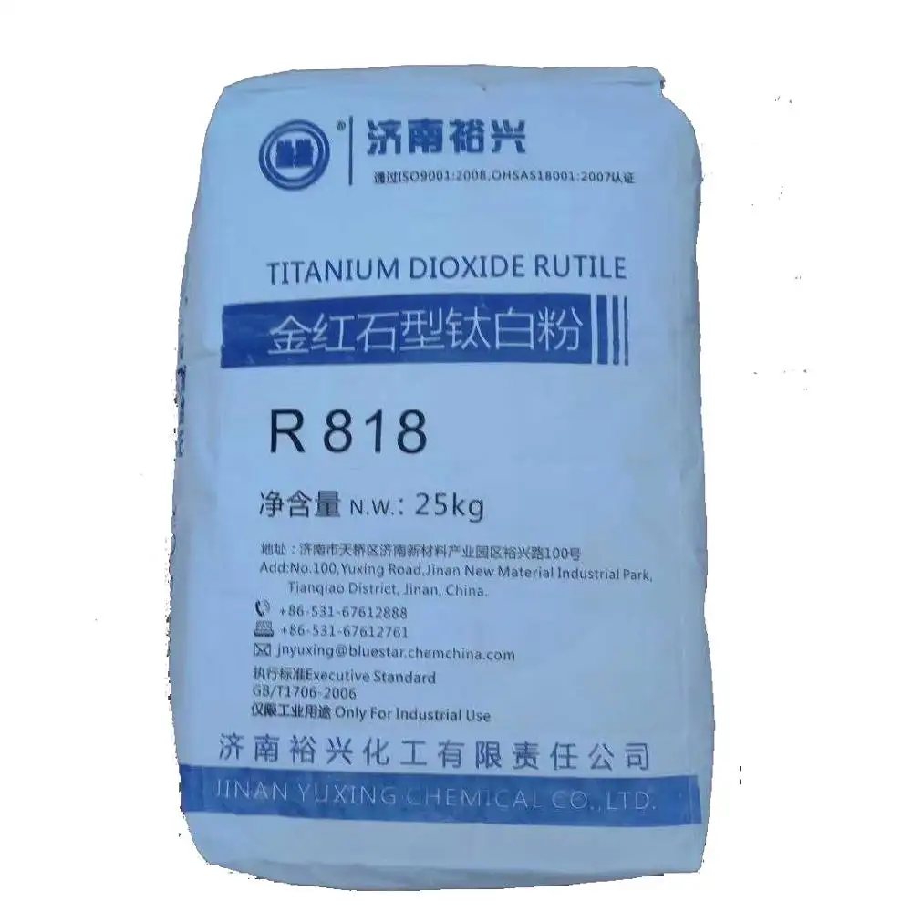 Titaandioxide Rutiel voor Plastic Masterbatch verf titaandioxide R-818