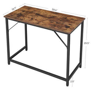 <strong>Computer</strong> Desk Home Office Desk Industrial Sturdy Writing <strong>Table</strong> with Storage Shelves <strong>Modern</strong> <strong>Simple</strong> Style PC Desk for Home Office - Product Image 5