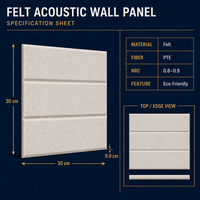 Autocollants muraux acoustiques insonorisants, tissu polyester, couleur, forme et épaisseur personnalisables, pour la décoration de la chambre d'enfant et de la maison