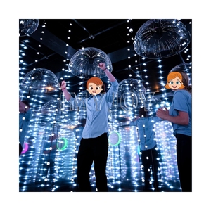 <span class=keywords><strong>Escape</strong></span> Activate Octopus Push Led Light Button Juego de desafío interactivo Entretenimiento Juego de laberinto de espejo interior - Product Image 4