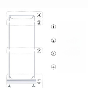 Bán buôn 60x160 cửa hình hiển thị đứng, quảng cáo ngoài trời triển lãm Poster đứng, và đứng hiển thị dọc - Product Image 2