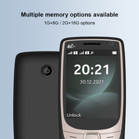 Téléphone Portable à Écran Tactile 2,8 Pouces 4G LTE Android Wi-Fi avec WhatsApp, Facebook et YouTube, Type Barre à Boutons