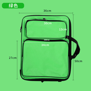 Bolsa de dibujo y pintura con múltiples bolsillos, de tela de poliéster 8K con cremallera, para estudiantes de arte - Product Image 6