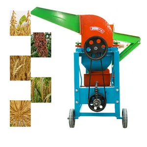 Cosechadora de arroz portátil para el hogar, motor de gasolina multiusos, 12 caballos de potencia, para granos de soja, de pto, trilladora