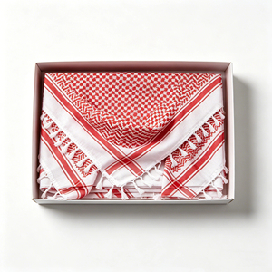 Venta Directa de Fábrica: Pañuelo Árabe Houndstooth, Pañuelo Táctico del Desierto con Borlas, Shemagh Keffiyeh para Hombre - Product Image 5