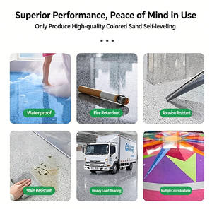 <span class=keywords><strong>Peinture</strong></span> époxy pour sols en béton, <span class=keywords><strong>peinture</strong></span> époxy pour sols en sable coloré, revêtement à séchage rapide, résistant aux taches - Product Image 5