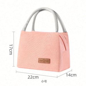 Sac à bento isolé portable Oxford personnalisé avec logo Sac de repas de grande capacité pratique pour le voyage Sac thermique - Product Image 2