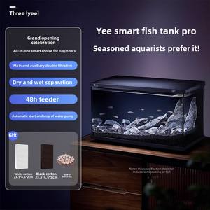 Groothandel Slimme Desktop Visbak Ultra HD Glas Zelfcirculerende Geïntegreerde Bak voor Kleine Huishoudelijke <span class=keywords><strong>Aquarium</strong></span> Accessoires - Product Image 3