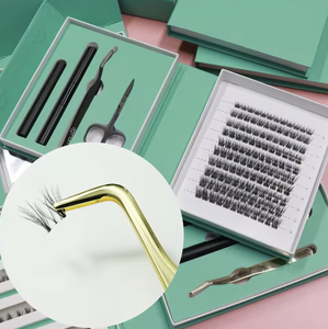 cluster lashes diy <b>eyelash</b> <b>extensions</b> self adhesive lash clusters natural volume lashes for beginners - Product Image 1