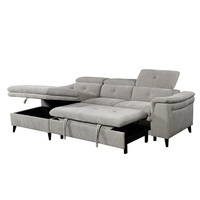 Canapé d'angle en L de luxe, confortable, deux places, avec rangement, garni d'éponge, moderne, pour salon - Vente en gros