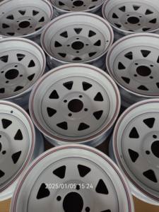 <span class=keywords><strong>Remorque</strong></span> de haute qualité en usine en Chine et <span class=keywords><strong>roue</strong></span> ou jante blanche LT 13 <span class=keywords><strong>pouces</strong></span> PCD <span class=keywords><strong>4</strong></span>-100 - Product Image 2