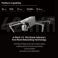 Sac à dos portable AUTEL EVO Max de grande capacité, accessoires compatibles avec le drone AUTEL EVO MAX