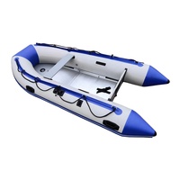 Approvisionnement direct d'usine océan 10ft Stable PVC gonflable bateau de pêche Portable pliable flottant skiff pour plongeur