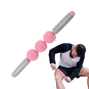 Rodillo de relajación muscular para masaje adelgazante al por mayor, rodillo de masaje de Yoga de PVC con bola puntiaguda para fitness - Product Image 1