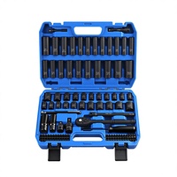 Jeu de douilles à cliquet de 126 pièces de 3/8 pouces pour réparation automobile, outils de maintenance, douilles, clés à douilles, outils de quincaillerie, boîte en plastique, transfrontalier