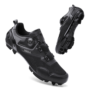 <span class=keywords><strong>Zapatillas</strong></span> de Ciclismo MTB con Bloqueo, Antideslizantes, con Tacos para Montaña, Hebilla de Rotación Rápida, Personalizables, para Ciclismo y Triatlón - Product Image 4