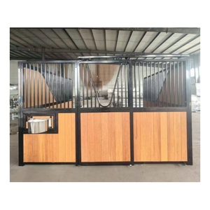 Stalles de <span class=keywords><strong>chevaux</strong></span> équestres portatives temporaires de style européen vendent de l'équipement de boîte d'écurie en métal préfabriqué - Product Image 3