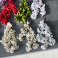 Branches de cerisier artificielles colorées faites à la main IFG, fleurs en vrac pour Noël, Pâques, mariage, fête et décoration de la maison