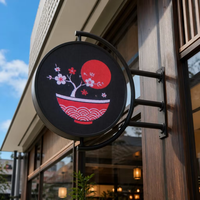 Hochleuchtende Vollfarb-P4.6875 Outdoor-LED-Logoanzeige mit IP65-Schutz, 16-Stufen Auto-Dimmfunktion und 5 Jahren Garantie für den Einzelhandel