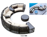 Thuis Rotan Half Moon Outdoor Sofa Tuinmeubelen Set Semi Cirkel Rotan Sofa Tuinmeubilair Tuin Sets